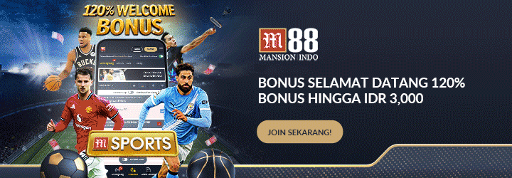 Animasi banner informasi M88 untuk pasar Indonesia